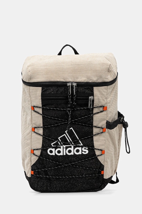 Ruksak adidas Originals béžová farba, veľký, vzorovaný, JY2550