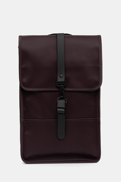 Rains plecak 13020 Backpack Mini kolor bordowy duży gładki 13020