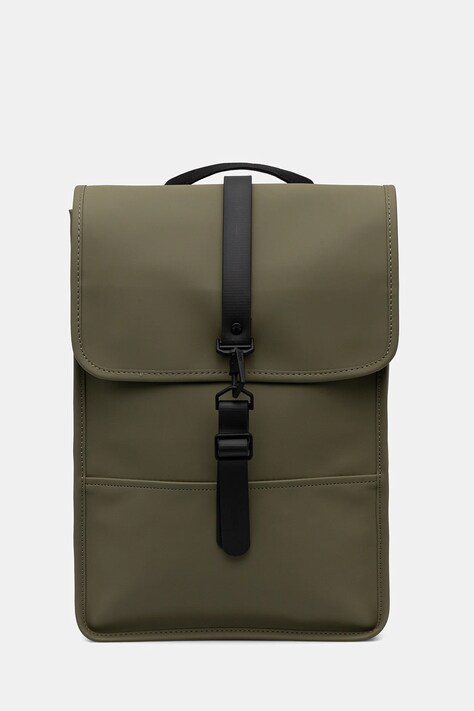 Rains plecak 13020 Backpack Mini kolor zielony duży gładki 13020