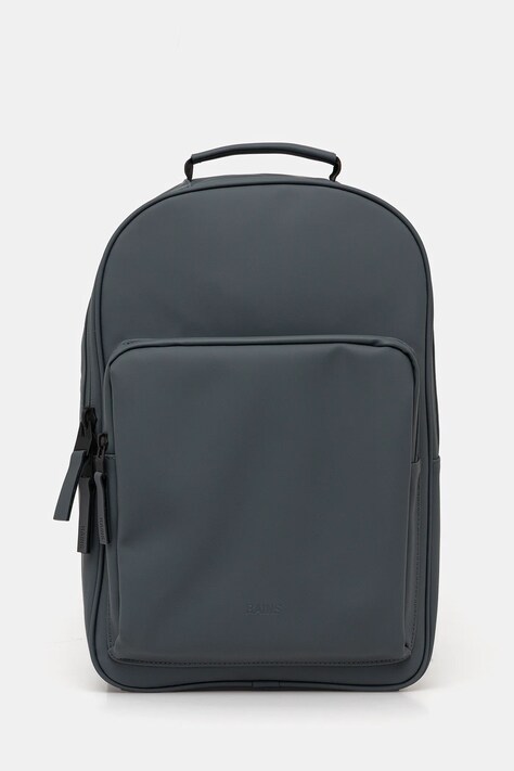 Rains plecak 13680 Book Daypack Large kolor niebieski duży gładki 13680