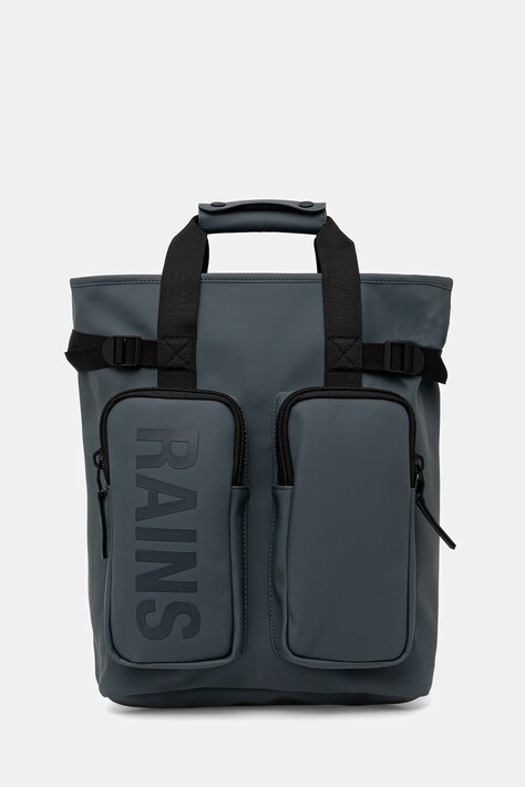 Рюкзак Rains 14240 Texel Tote Backpack колір сірий великий однотонний 14240