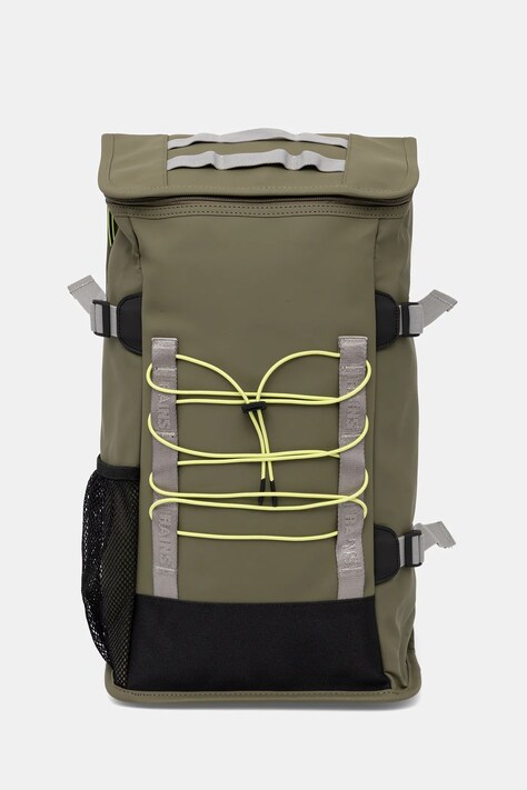 Рюкзак Rains 14340 Trail Mountaineer Bag колір зелений великий однотонний 14340