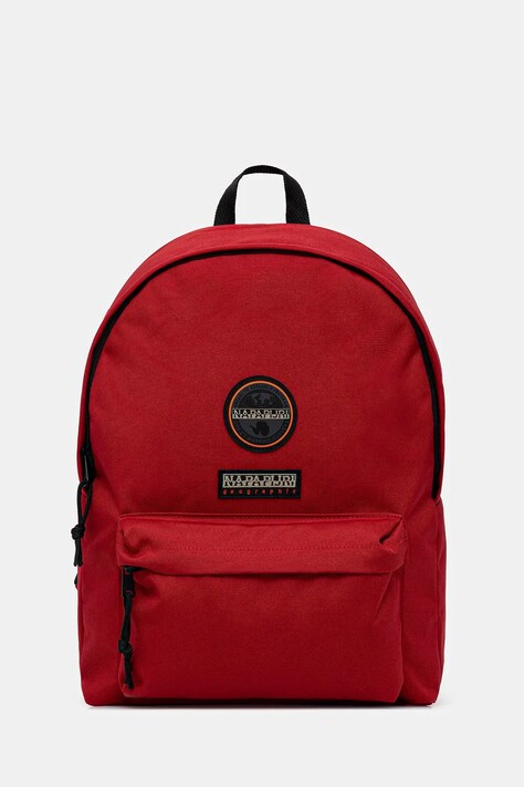 Napapijri backpack Voyage 3 red color with an application NP0A4GGHR1D1