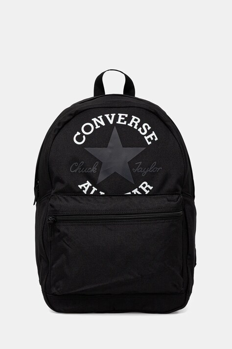 Batoh Converse černá barva, velký, s aplikací, MA5663