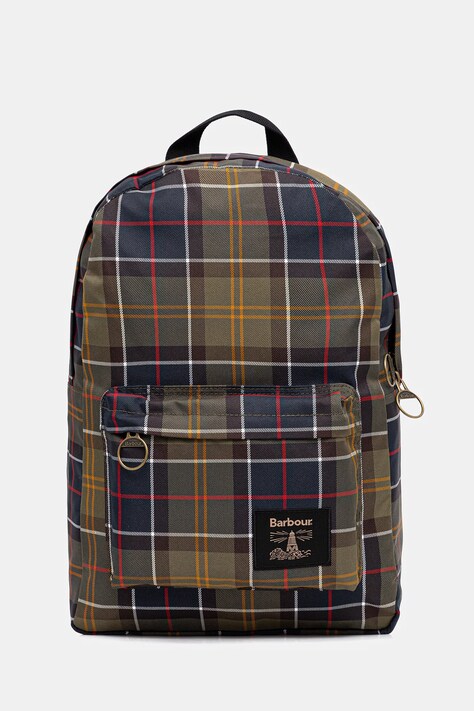 Barbour plecak kolor zielony duży wzorzysty UBA0754