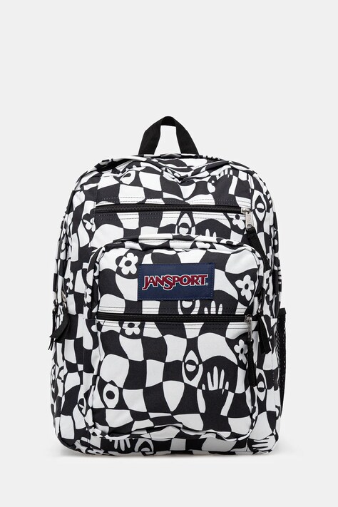 Jansport rucsac culoarea alb, mare, cu model, EK0A5BAH0W9
