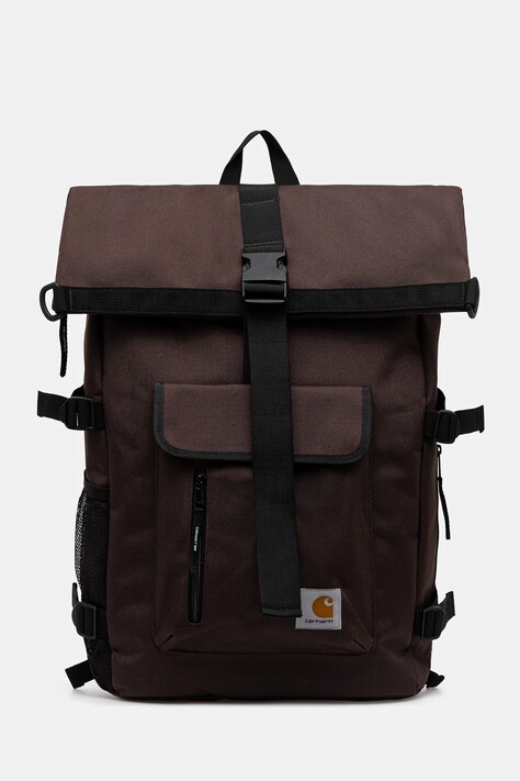 Carhartt WIP plecak Philis Backpack kolor brązowy duży gładki I031575.33HXX