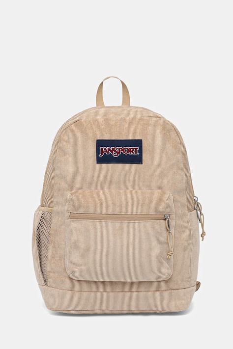 Jansport plecak kolor beżowy duży gładki EK0A5BJ61W1
