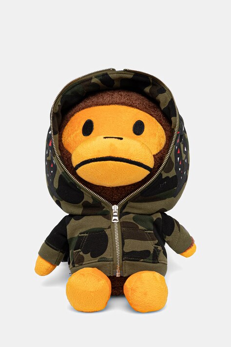 A Bathing Ape plecak 1st Camo Baby Milo kolor zielony mały wzorzysty 002BAL802006L