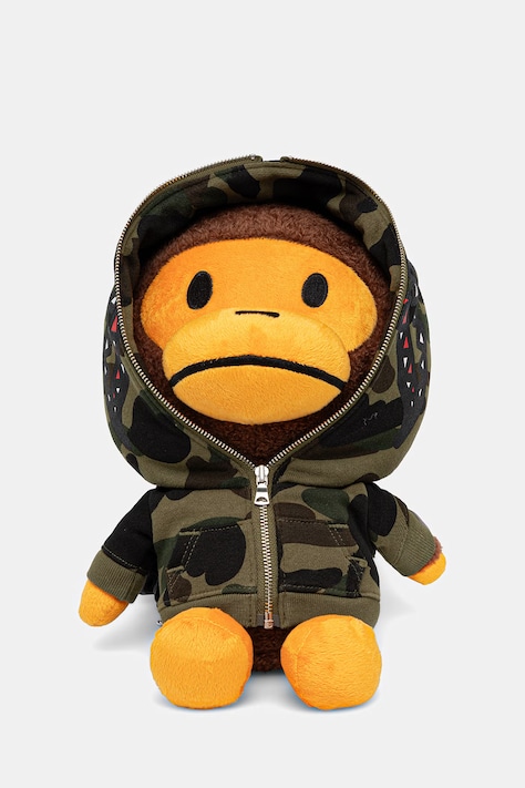 A Bathing Ape plecak 1st Camo Baby Milo kolor zielony mały wzorzysty 002BAL802006L