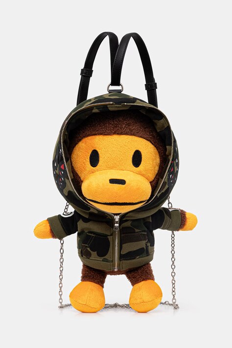 A Bathing Ape zaino 1st Camo Baby Milo colore verde 002BAL802006L