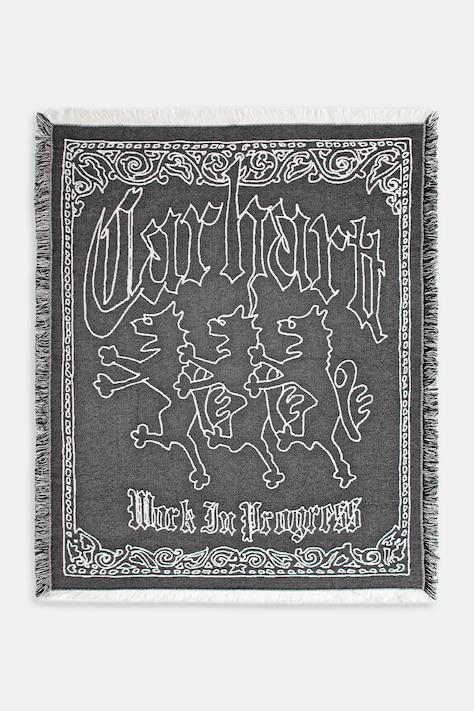 Carhartt WIP koc Hackwork Blanket kolor czarny I035796.K02XX