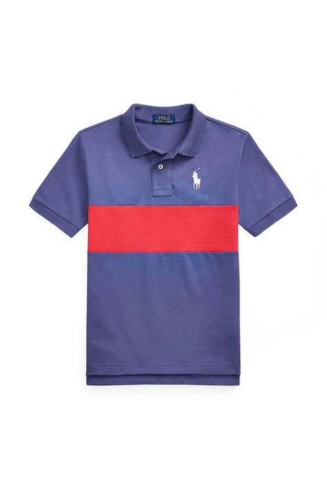 Polo Ralph Lauren tricou polo culoarea bleumarin, 323971296001