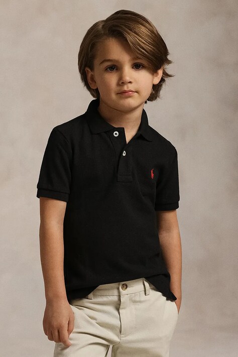 Polo Ralph Lauren tricou polo culoarea negru, 322603252001