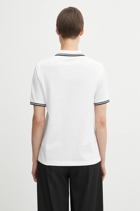 Fred Perry polo bawełniane kolor biały G3600