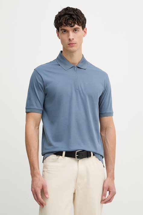 Armani Exchange polo majica za muškarce od pamuka plava XM001291 AF10364