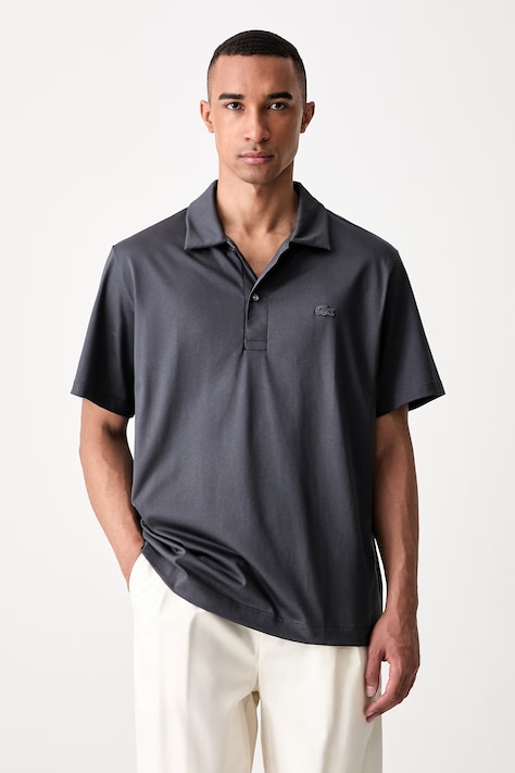 Lacoste polo de bumbac bărbătesc gri DH5928