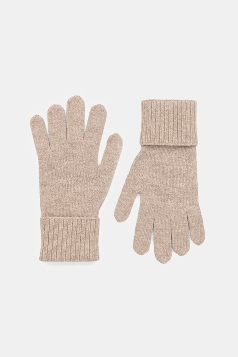 Weekend Max Mara mănuși de lână ZAMIANEW culoarea bej, 2525566055600