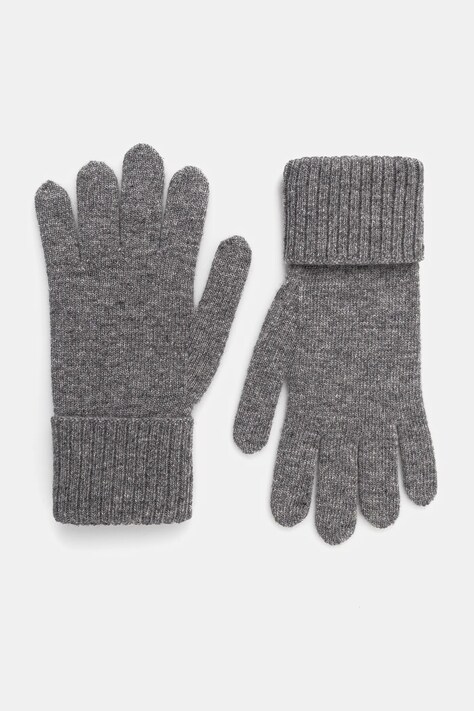 Weekend Max Mara rękawiczki wełniane ZAMIANEW damskie kolor szary 2525566055600