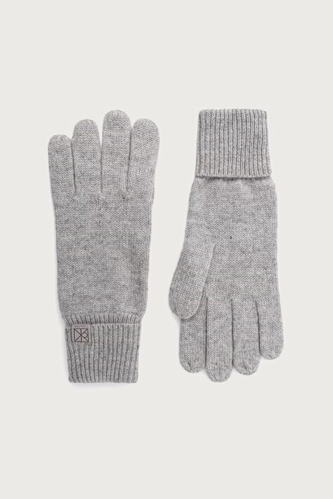 Calvin Klein Rukavice dámske kašmírové sivé LV14F8065G