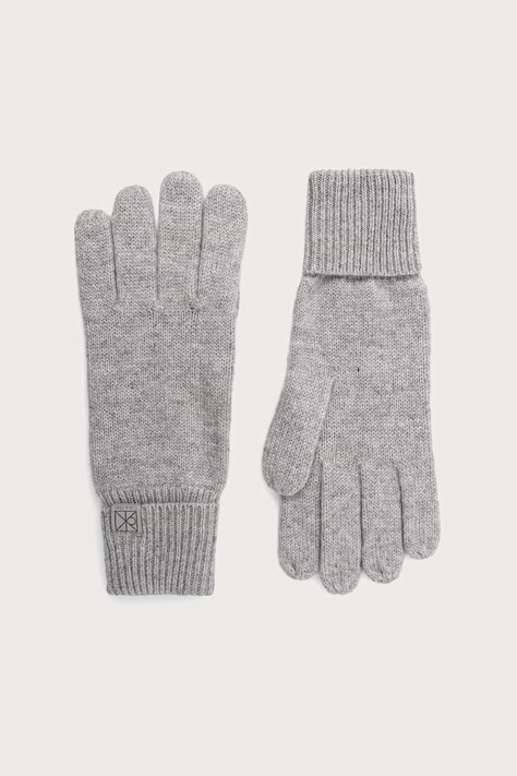 Calvin Klein Rukavice dámske kašmírové sivé LV14F8065G