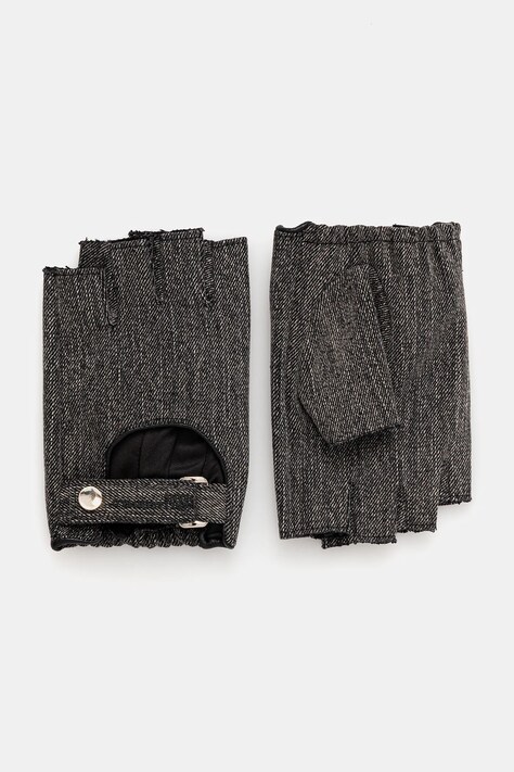 Karl Lagerfeld Jeans guanti senza dito donna colore nero A4W33093