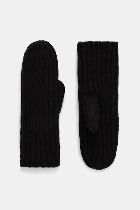 Перчатки с примесью шерсти UGG CHUNKY цвет чёрный 101022