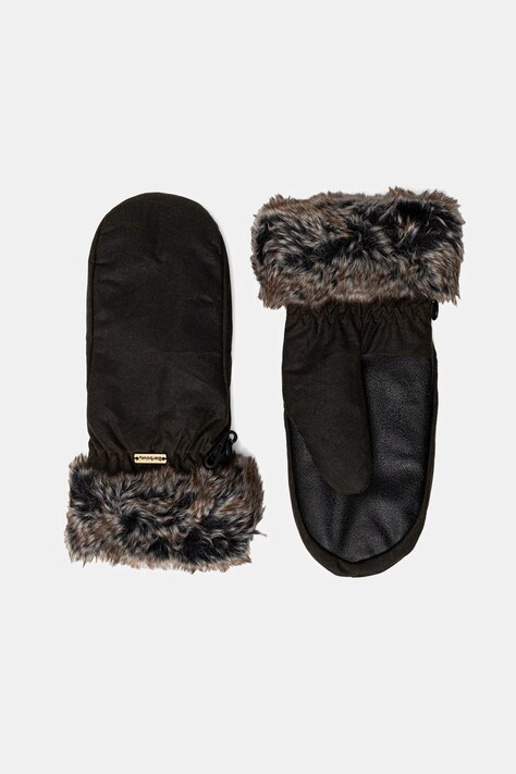 Barbour rękawiczki damskie kolor zielony LGL0045