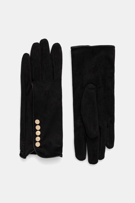 Morgan rękawiczki damskie kolor czarny 5GABOU