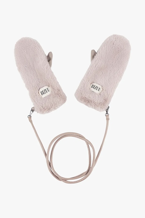 Рукавички Bizuu ROKKA колір бежевий ROKKA BEŻOWY