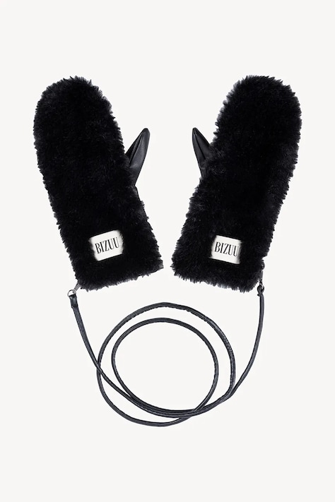 Bizuu rękawiczki ROKKA damskie kolor czarny ROKKA CZARNY