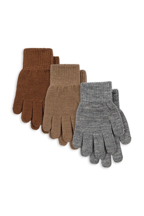 Konges Sløjd rękawiczki 3 PACK FILLA GLOVES 3-pack kolor multicolor KS103432