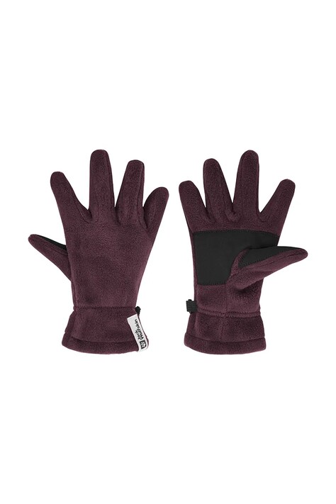 Jack Wolfskin rękawiczki dziecięce FLEECE GLOVE K kolor fioletowy A65445