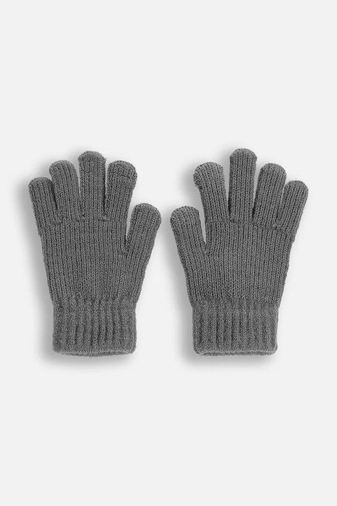 Coccodrillo rękawiczki dziecięce kolor szary ACCESSORIES WINTER BOY