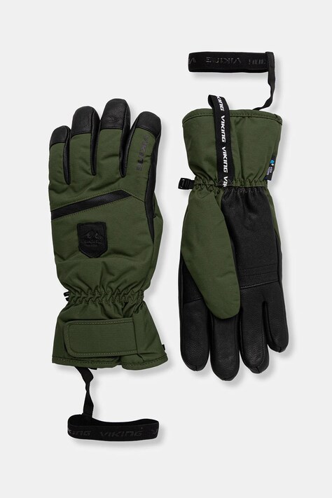 Viking mănuși de schi Lars Ski culoarea verde, 110/27/7488