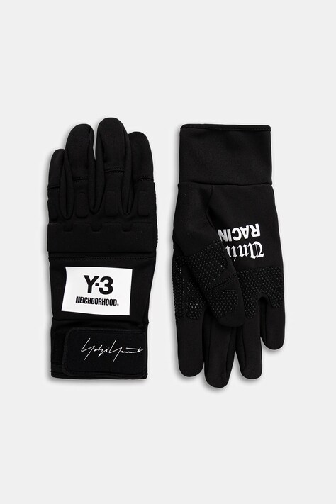 Y-3 rękawiczki x Neighborhood Gloves męskie kolor czarny JX0052