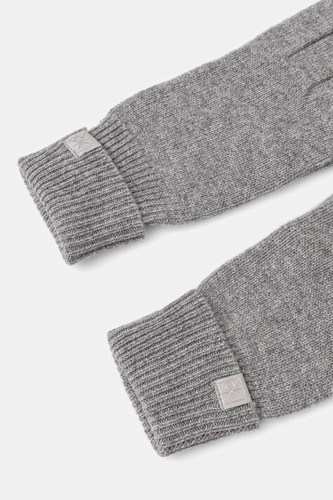 Calvin Klein rękawiczki kaszmirowe męskie kolor szary LV14D8016G