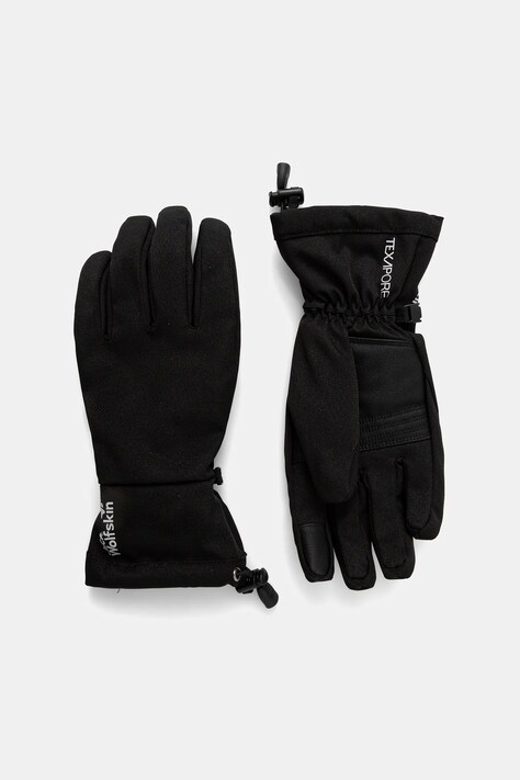 Jack Wolfskin rękawice INS HIKE kolor czarny A65225