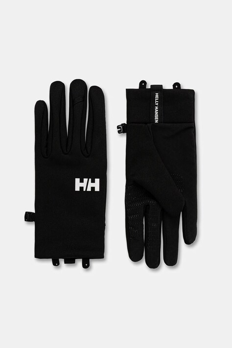 Helly Hansen rękawiczki HARDFACE FLEECE TOUCH GLOVE kolor czarny 67641