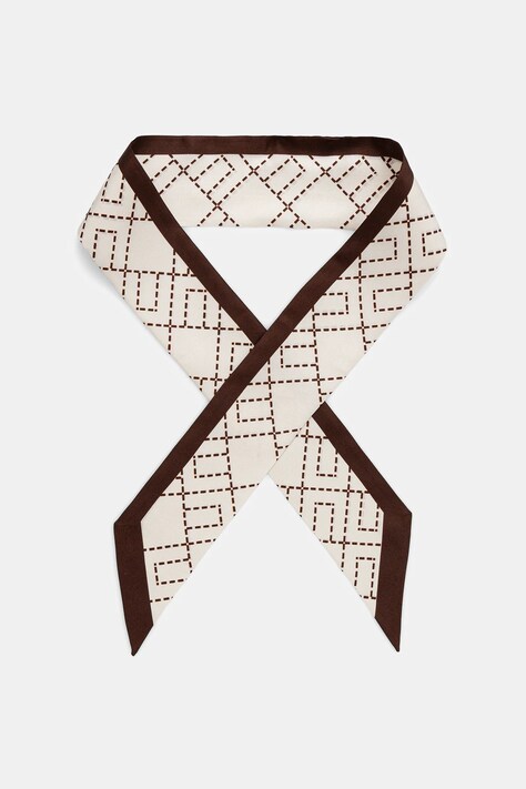 Elisabetta Franchi foulard in seta colore nero FO10F56E2