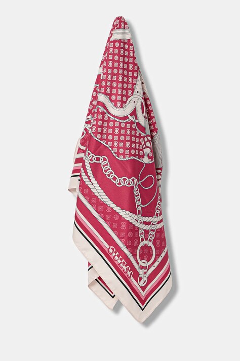 Σάλι Guess PHOEBE χρώμα: ροζ, AW5340 POL03
