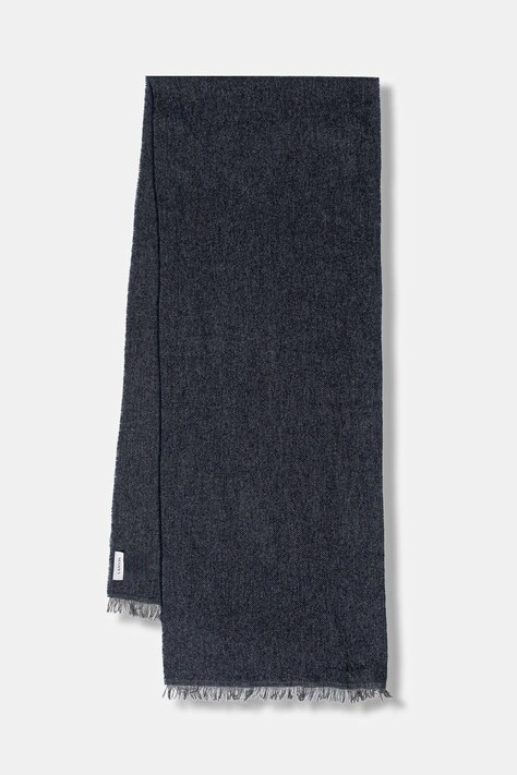 Lanvin chusta jedwabna damska kolor niebieski wzorzysta 710002440