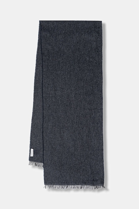 Lanvin chusta jedwabna damska kolor niebieski wzorzysta 710002440
