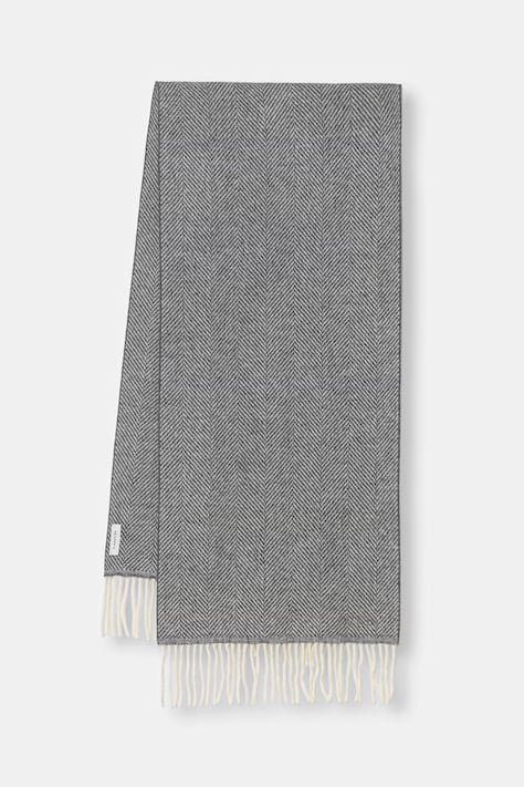Lanvin шарф жіночий вовняний сірий