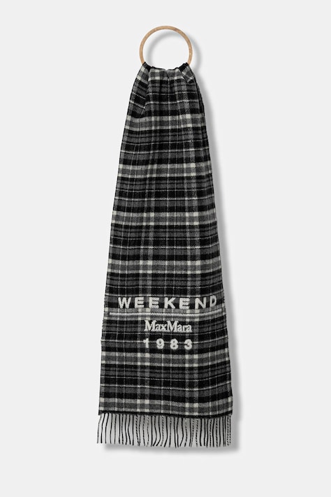 Μάλλινο κασκόλ Weekend Max Mara PAGELLA χρώμα: γκρι, 2525546085600
