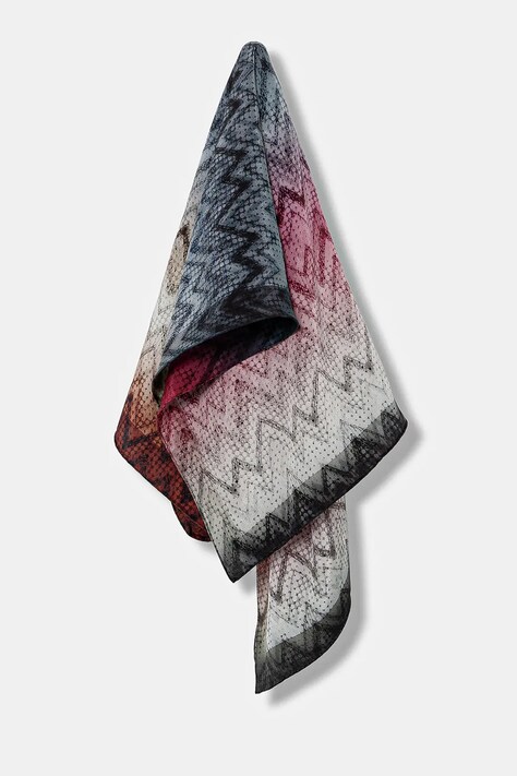 Missoni chusta jedwabna damska kolor multicolor wzorzysta FO41CRDA272