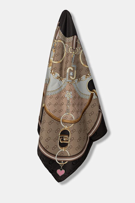 Платок Liu Jo цвет зелёный узор 2F5078.T0300