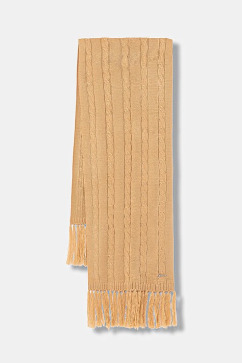 Κασκόλ Guess KENDRA χρώμα: μπεζ, W5BZ16 Z3362