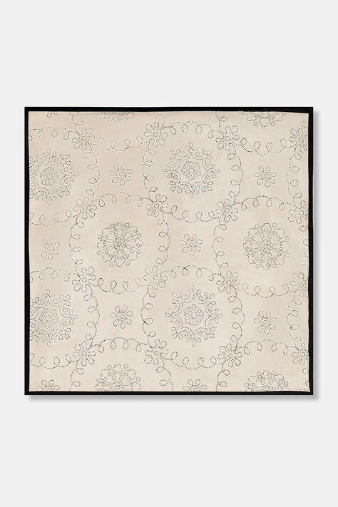 Šátek Sisley dámský, béžová barva, 6TUUW51TF