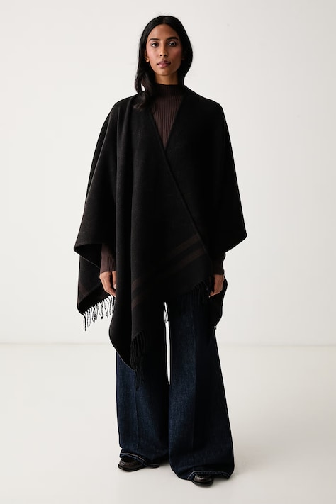 Joop! Poncho damskie brązowe 30048021